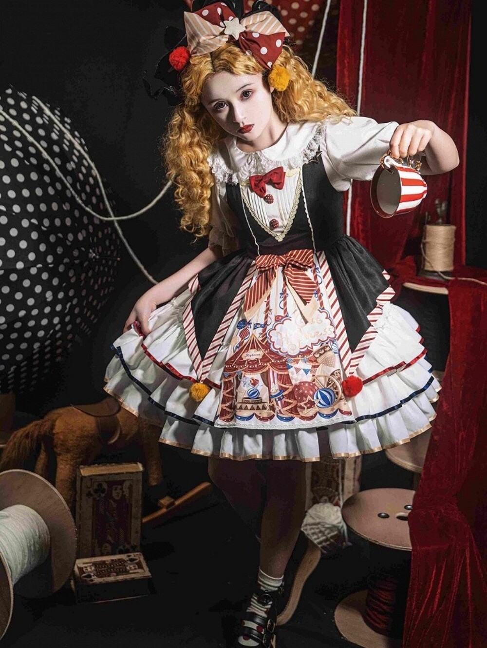 Carnival Circus JSK Lolita Jumper Dress
